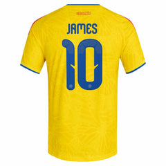 James Rodriguez Colombia National Team 2026 Home Jersey Yellow | Adidas