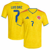 Luis Diaz Colombia National Team 2026 Home Jersey Yellow | Adidas Online