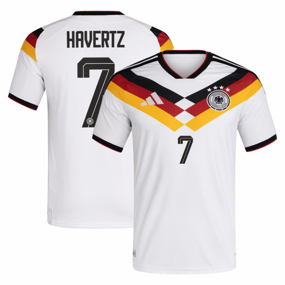 Kai Havertz Germany National Team 2026 Home Jersey White | Adidas