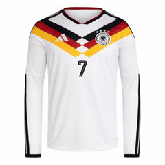 Kai Havertz Germany National Team 2026 Home Replica Long Sleeve Jersey White | Adidas Online
