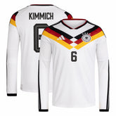 Joshua Kimmich Germany National Team 2026 Home Replica Long Sleeve Jersey White | Adidas Online