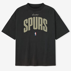 San Antonio Spurs Fear of God x NBA Unisex 90's T-Shirt Black - NBA