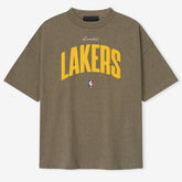 Los Angeles Lakers Fear of God x NBA Unisex 90's T-Shirt Heather Gray - NBA