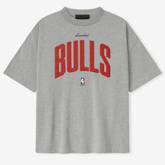 Chicago Bulls Fear of God x NBA Unisex 90's T-Shirt Heather Gray - NBA