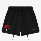 Chicago Bulls Fear of God x NBA Unisex Classic Fit Shorts Black - NBA