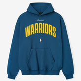 Golden State Warriors Fear of God x NBA Unisex 90's Hoodie Blue - NBA
