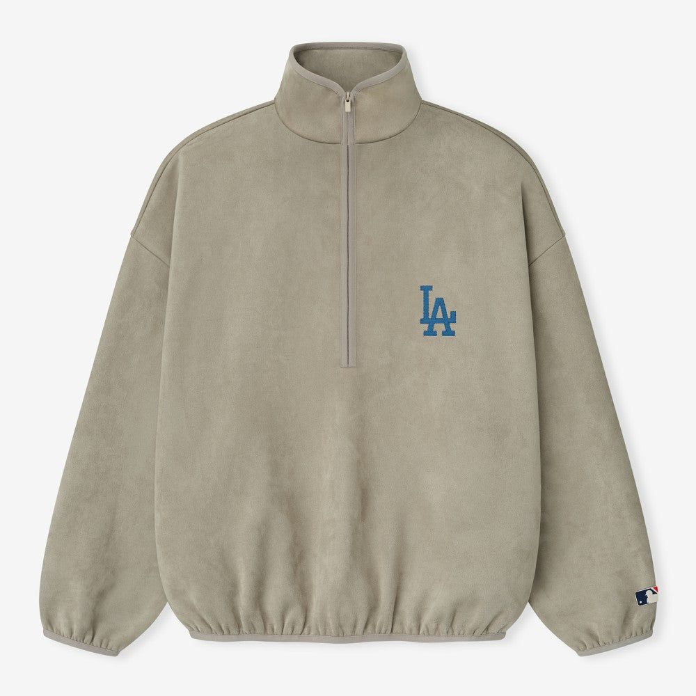Los Angeles Dodgers Fear of God x MLB Unisex Modern Suede Half-Zip Jacket - MLB