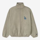 Los Angeles Dodgers Fear of God x MLB Unisex Modern Suede Half-Zip Jacket - MLB