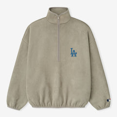 Los Angeles Dodgers Fear of God x MLB Unisex Modern Suede Half-Zip Jacket - MLB