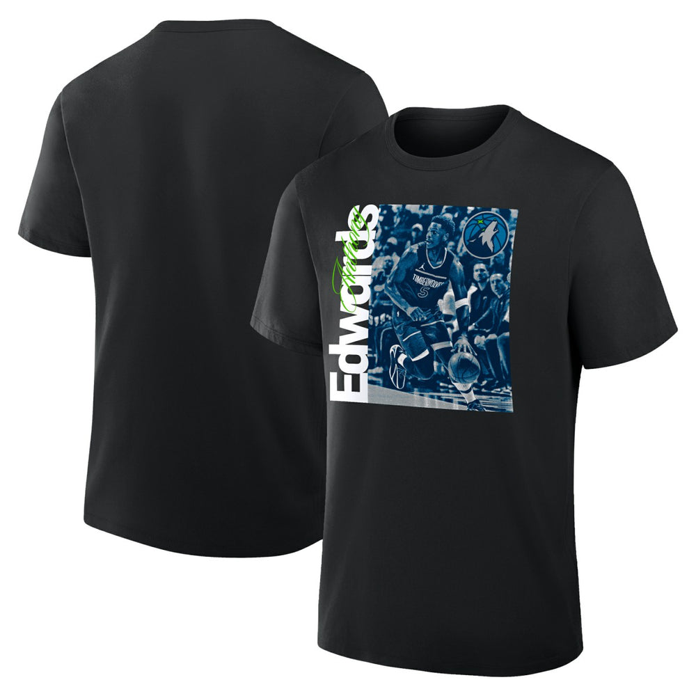 Anthony Edwards Minnesota Timberwolves Legacy T-Shirt Black - NBA