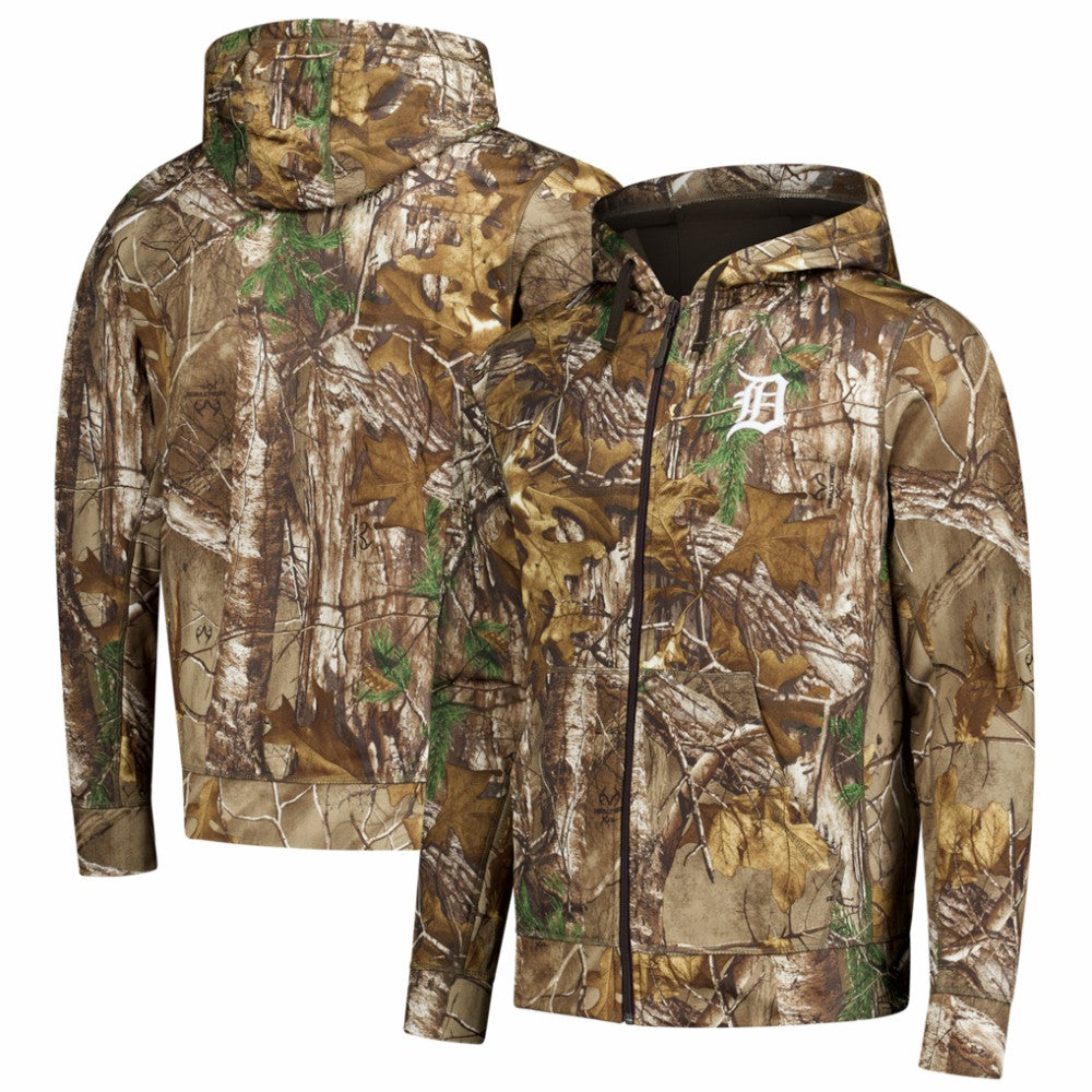 Detroit Tigers Dunbrooke Trophy Realtree Full-Zip Hoodie - MLB
