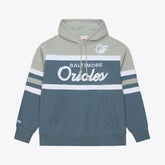 Baltimore Orioles Mitchell & Ness Cooperstown Collection Thunderstorm Head Coach Hoodie - MLB