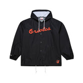 Baltimore Orioles Mitchell & Ness Full-Snap Hooded Coaches Jacket - MLB