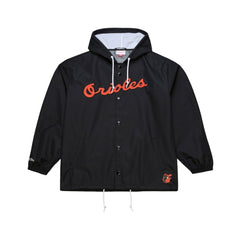 Baltimore Orioles Mitchell & Ness Full-Snap Hooded Coaches Jacket - MLB