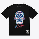 Texas Rangers Mitchell & Ness Women's Sugar Skull Boxy T-Shirt - MLB