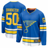 Jordan Binnington St. Louis Blues Fanatics Home Breakaway Jersey - Blue - NHL