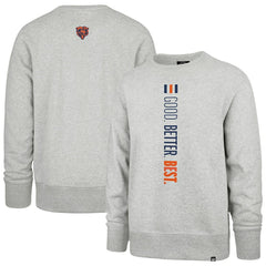 Chicago Bears '47 Good. Better. Best. Franklin Sweatshirt Heather Gray | 47 brand