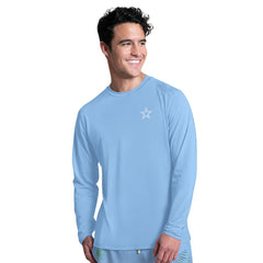 Dallas Cowboys Margaritaville Life's A Beach Long Sleeve Rashguard Light Blue | NFL
