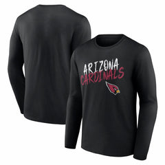 Arizona Cardinals Hustle Long Sleeve T-Shirt Black | NFL