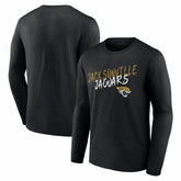 Jacksonville Jaguars Hustle Long Sleeve T-Shirt Black | NFL