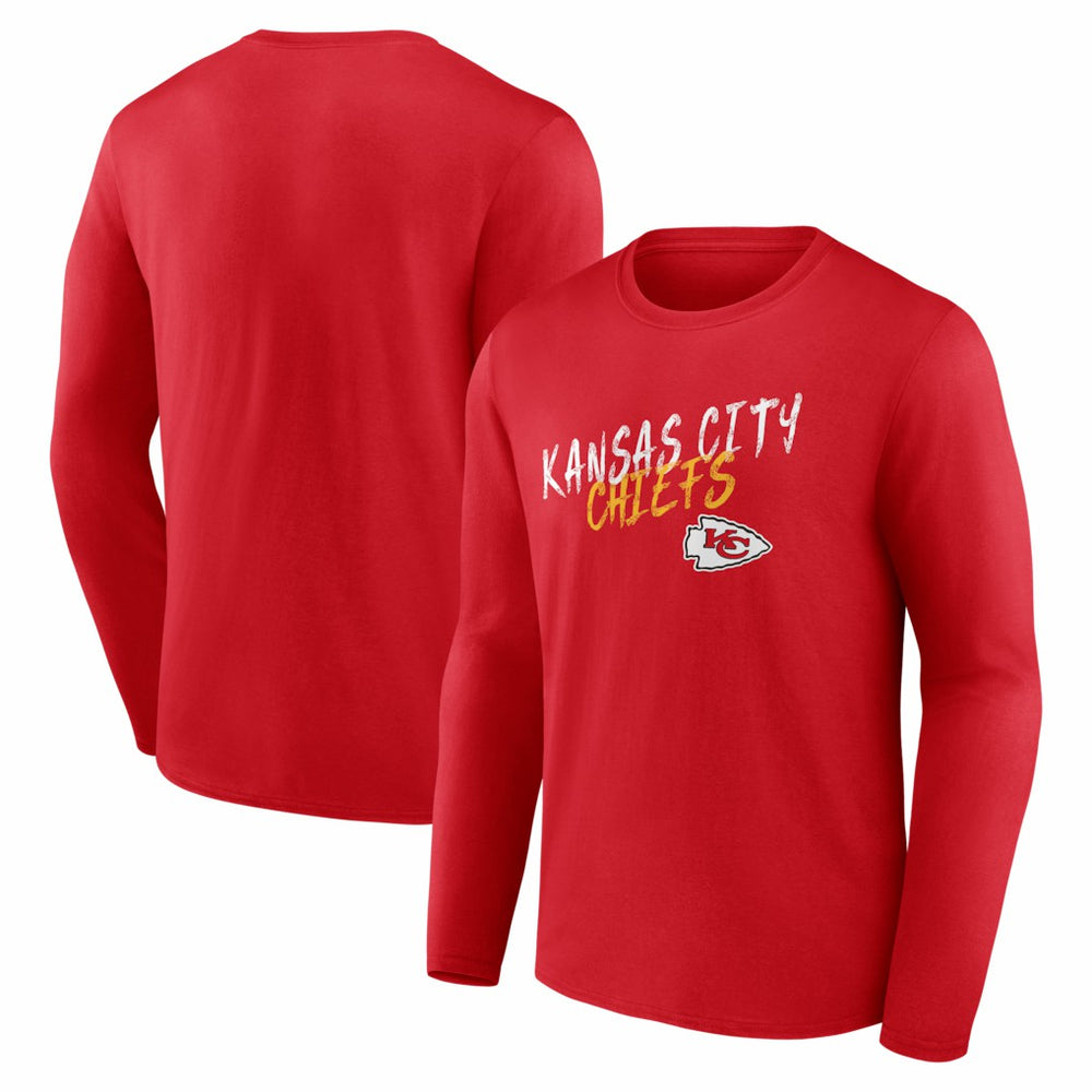 Kansas City Chiefs Hustle Long Sleeve T-Shirt Red | NFL