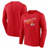 Kansas City Chiefs Hustle Long Sleeve T-Shirt Red | NFL