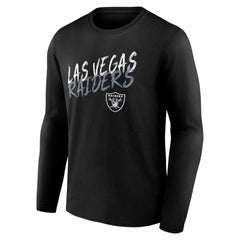 Las Vegas Raiders Hustle Long Sleeve T-Shirt Black | NFL