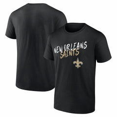 New Orleans Saints Hustle T-Shirt Black | NFL