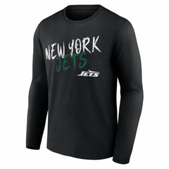 New York Jets Hustle Long Sleeve T-Shirt Black | NFL