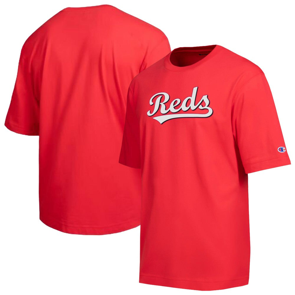 Cincinnati Reds Champion All Star Chenille Wordmark T-Shirt - MLB