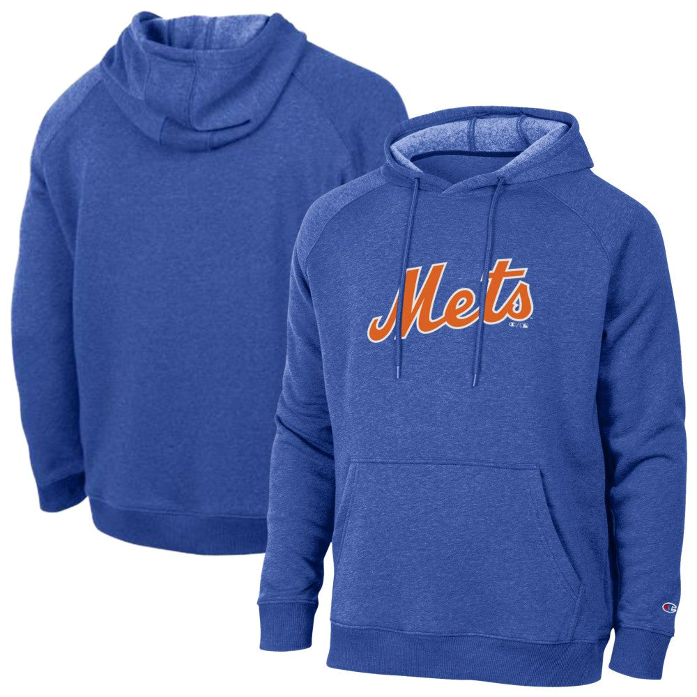 New York Mets Champion Triumph Tri-Blend Raglan Hoodie - MLB