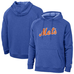 New York Mets Champion Triumph Tri-Blend Raglan Hoodie - MLB
