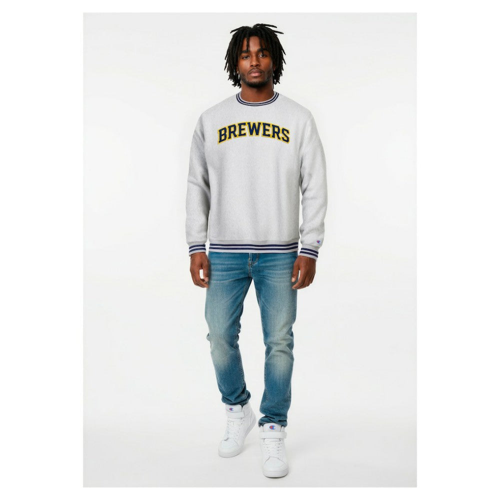 Milwaukee Brewers Champion Reverse Weave Sweatshirt - MLB