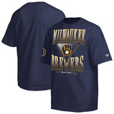 Milwaukee Brewers Champion Traditions Two Locations T-Shirt - MLB