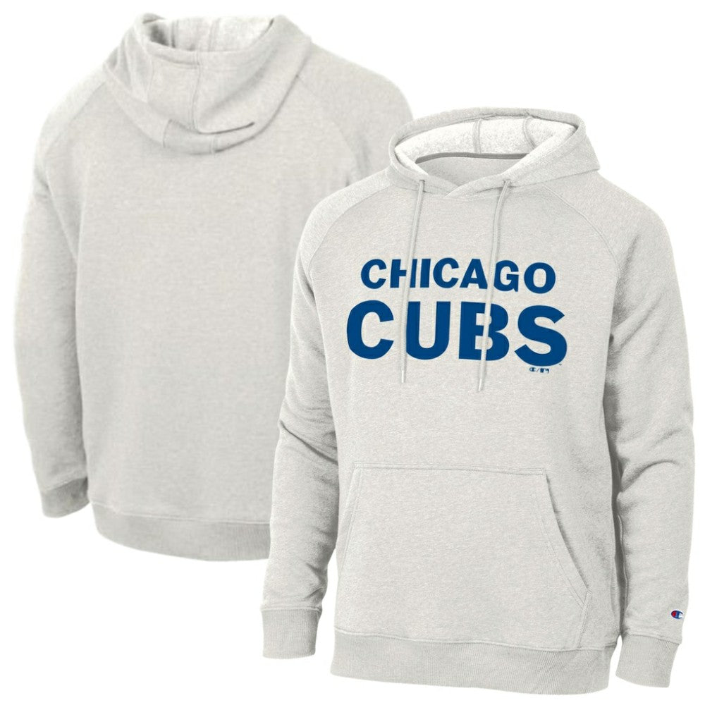 Chicago Cubs Champion Triumph Tri-Blend Raglan Hoodie - MLB