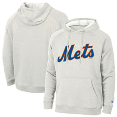 New York Mets Champion Triumph Tri-Blend Raglan Hoodie - MLB