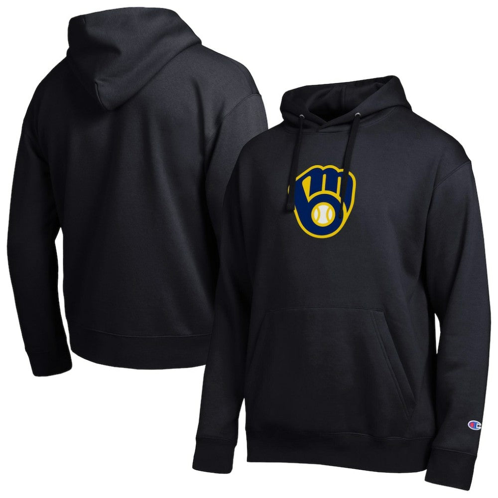 Milwaukee Brewers Champion All Star Embroidered Logo Hoodie - MLB