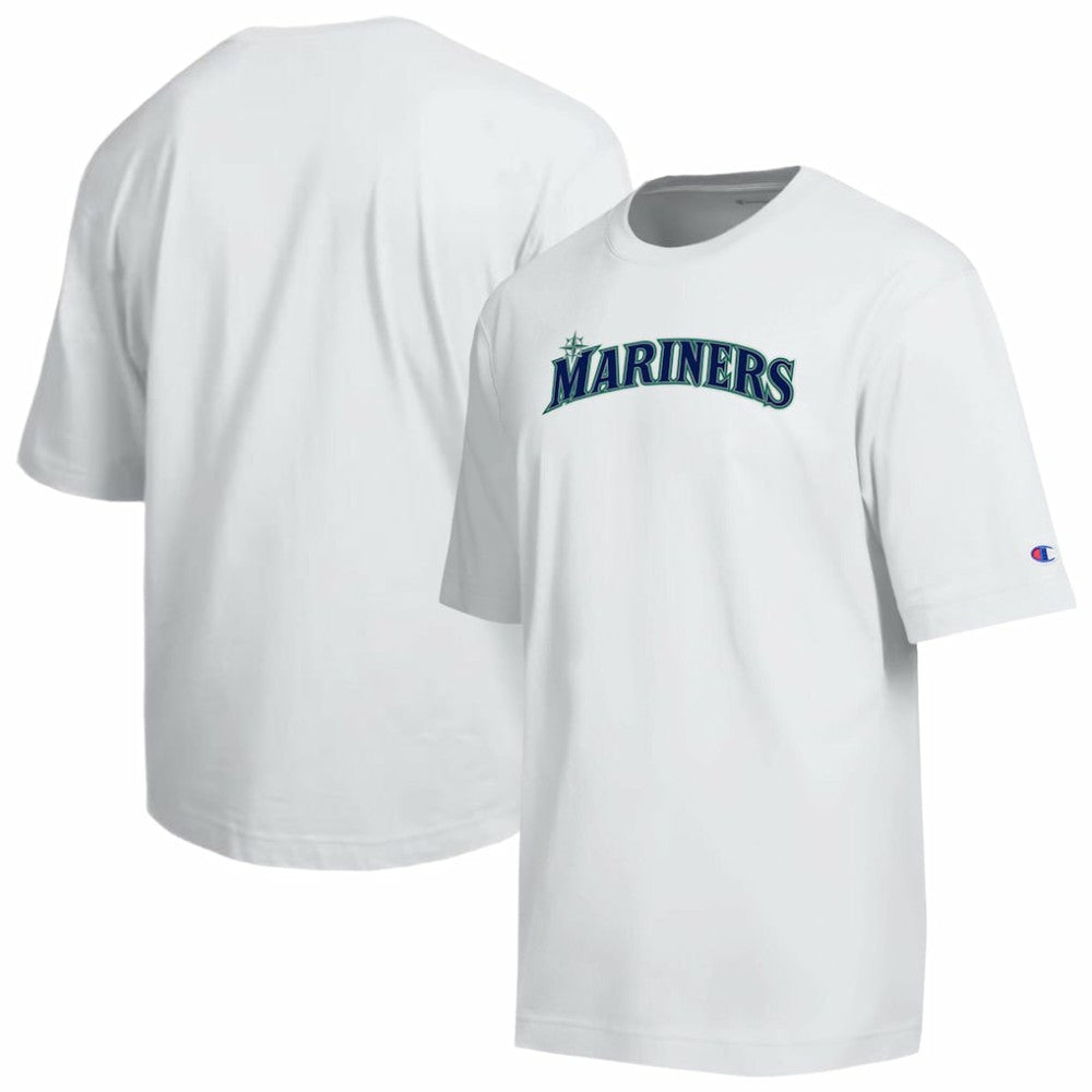 Seattle Mariners Champion All Star Arched Chenille Wordmark T-Shirt - MLB
