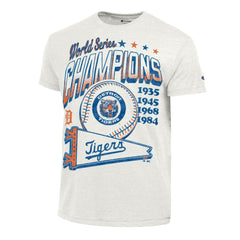 Detroit Tigers Champion Winning Tradition Cooperstown Tri-Blend T-Shirt - MLB