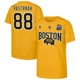 David Pastrnak Boston Bruins Fanatics Youth Alternate Captain 2026 Stadium Series T-Shirt - Gold - NHL