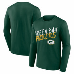 Green Bay Packers Hustle Long Sleeve T-Shirt Green | NFL