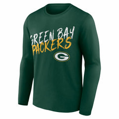 Green Bay Packers Hustle Long Sleeve T-Shirt Green | NFL