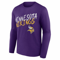 Minnesota Vikings Hustle Long Sleeve T-Shirt Purple | NFL