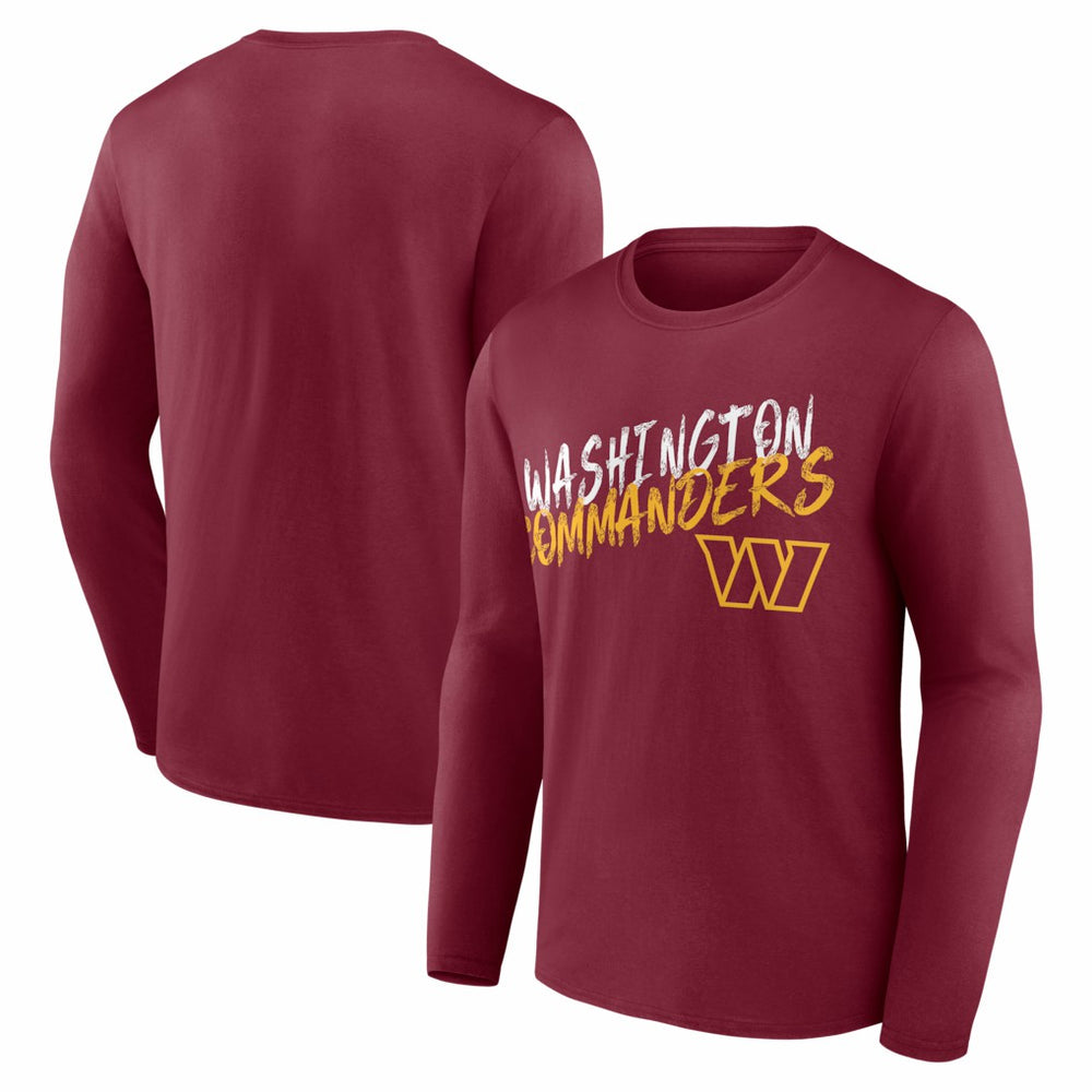 Washington Commanders Hustle Long Sleeve T-Shirt Burgundy | NFL