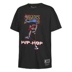 Philadelphia 76ers Youth Hip Hop T-Shirt Black - NBA