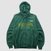 Green Bay Packers Team Edition Apparel 2010s Hooded Full Zip Sweatshirt Green Vintage | Fanatics