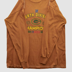 Green Bay Packers NFL 2007 Long Sleeve T-shirt Orange Vintage | Fanatics