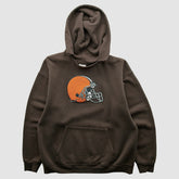 Cleveland Browns NFL 2000s Hooded Pullover Sweatshirt Brown Vintage | Fanatics