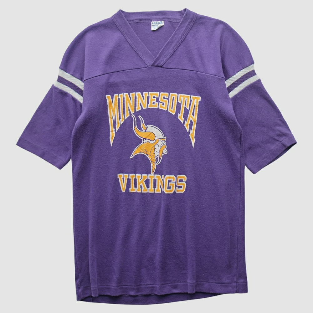 Minnesota Vikings Logo 7 90s T-shirt Purple Vintage | Fanatics