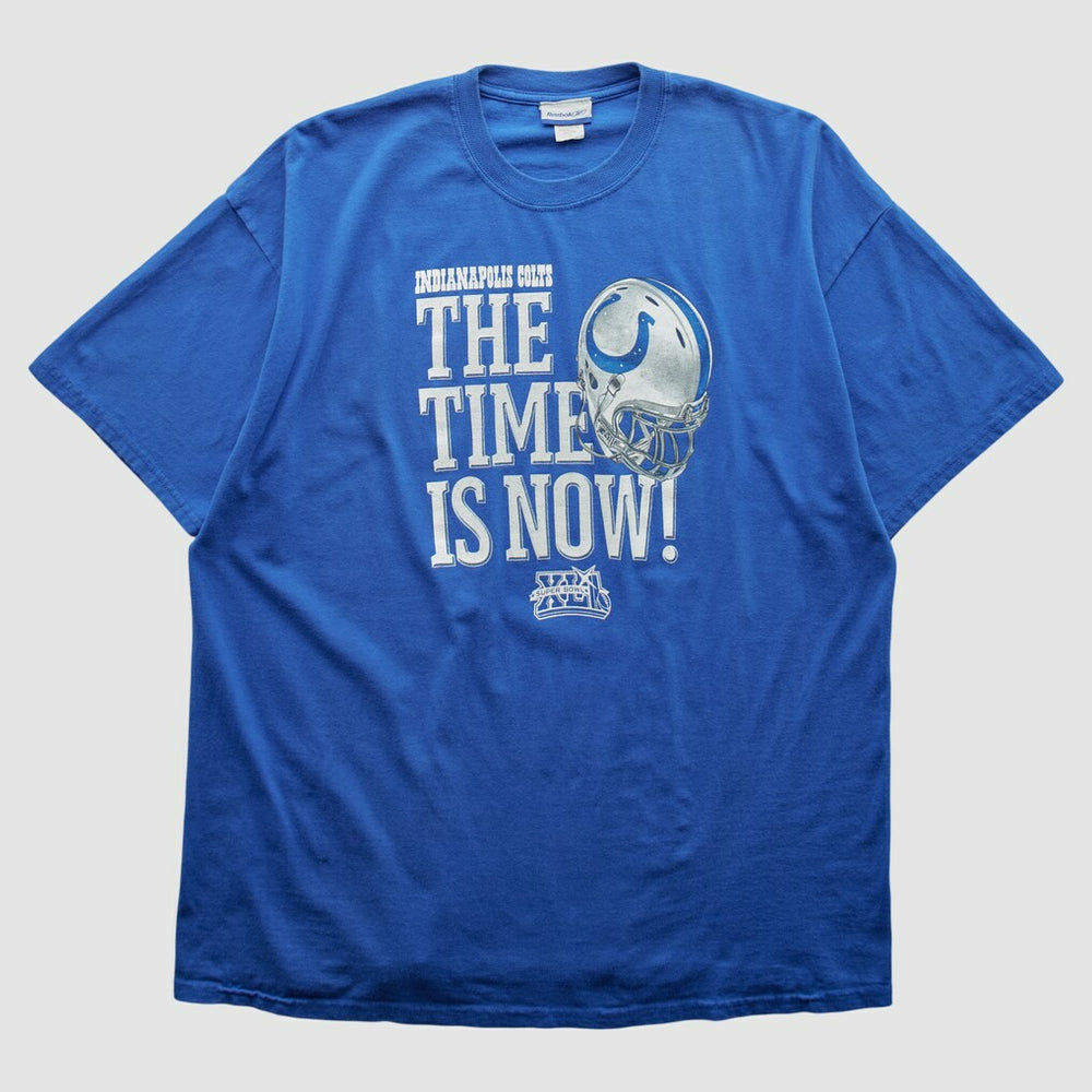 Indianapolis Colts Reebok 2008 T-shirt Blue Vintage | Fanatics